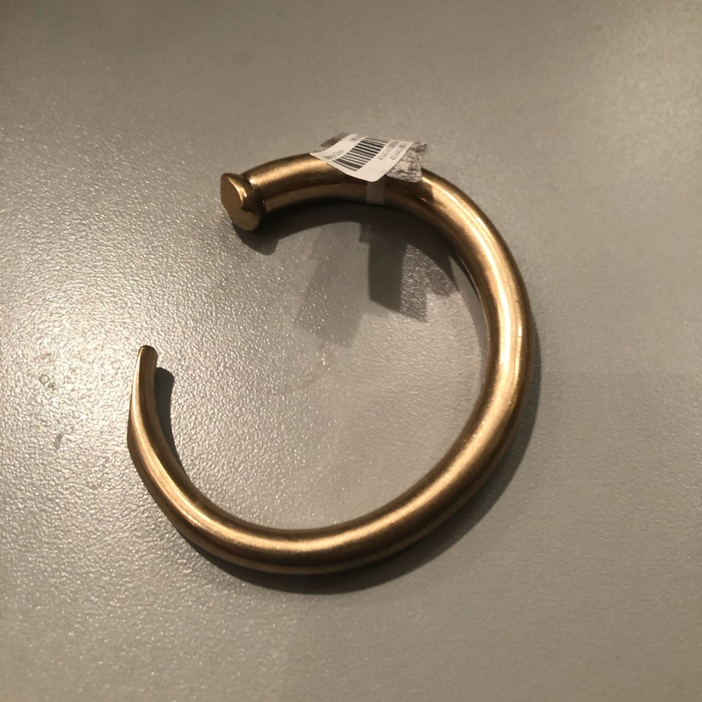 Banana Republic Gold Tone Nail Bracelet